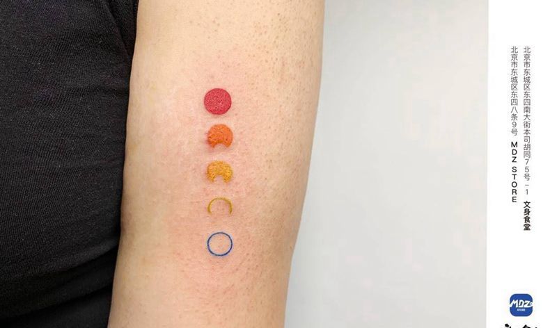 无标题纹身图片_手臂水彩纹身图案