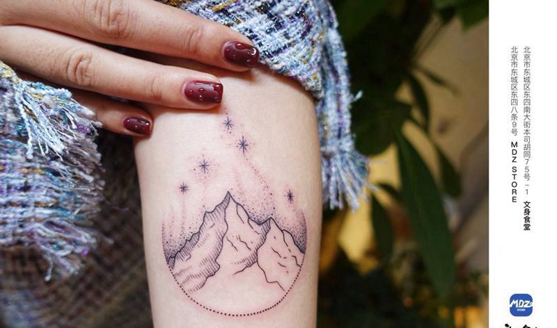 无标题纹身图片_手臂点刺纹身图案