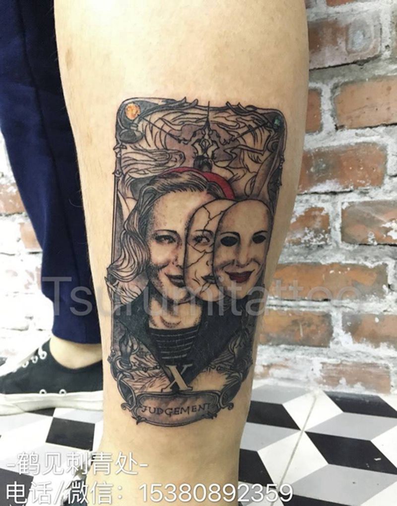 原创 CateBlanchett纹身图片_