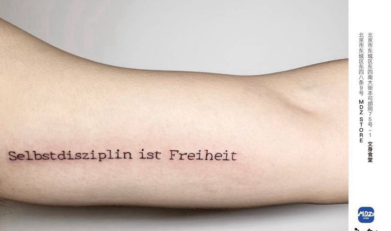 无标题纹身图片_手臂英文纹身图案