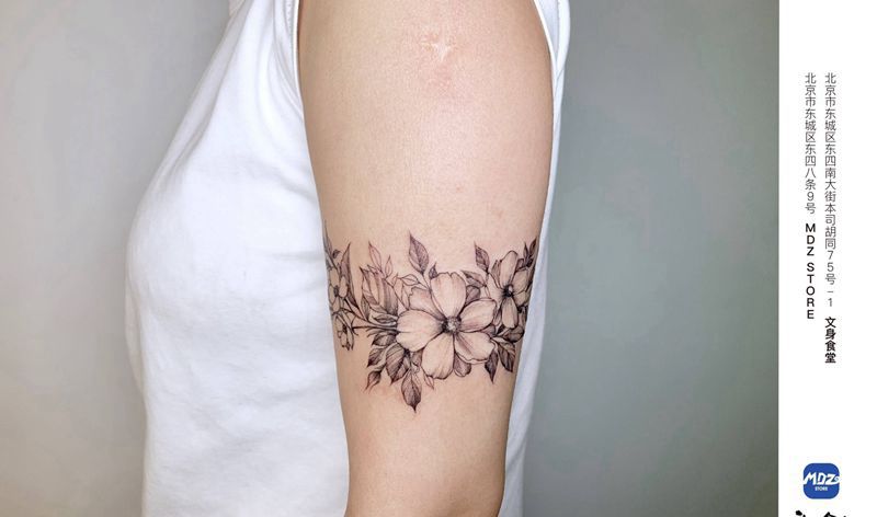 无标题纹身图片_手臂点刺纹身图案