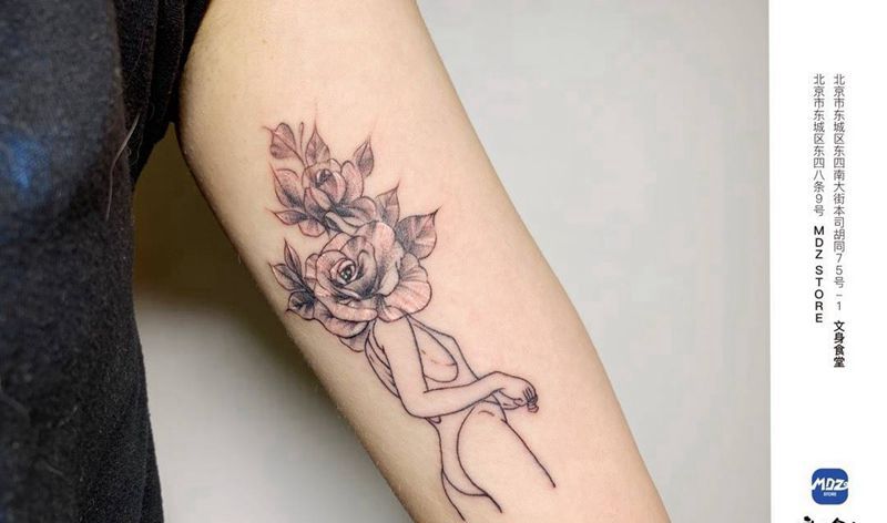 无标题纹身图片_手臂点刺纹身图案