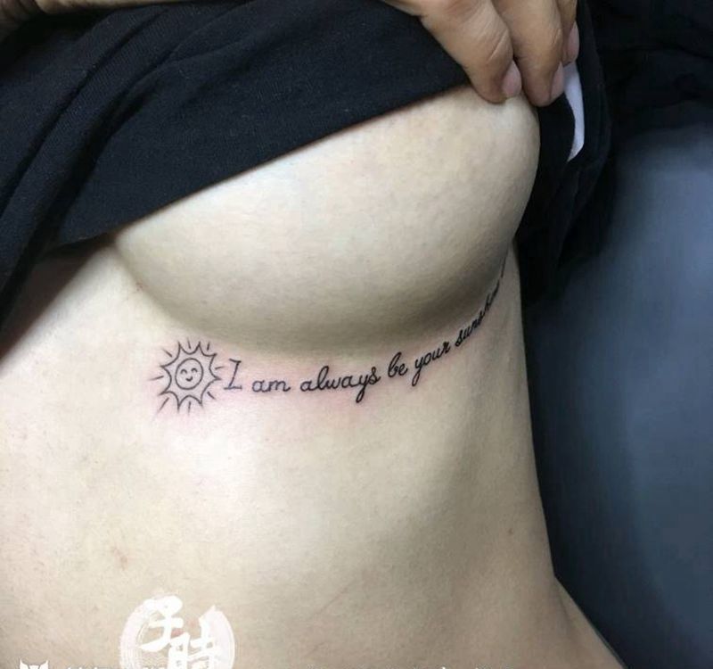 英文纹身图片_胸部欧美字符原创成品纹身图案