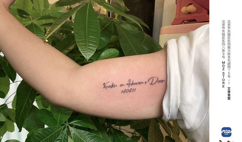 无标题纹身图片_手臂英文纹身图案