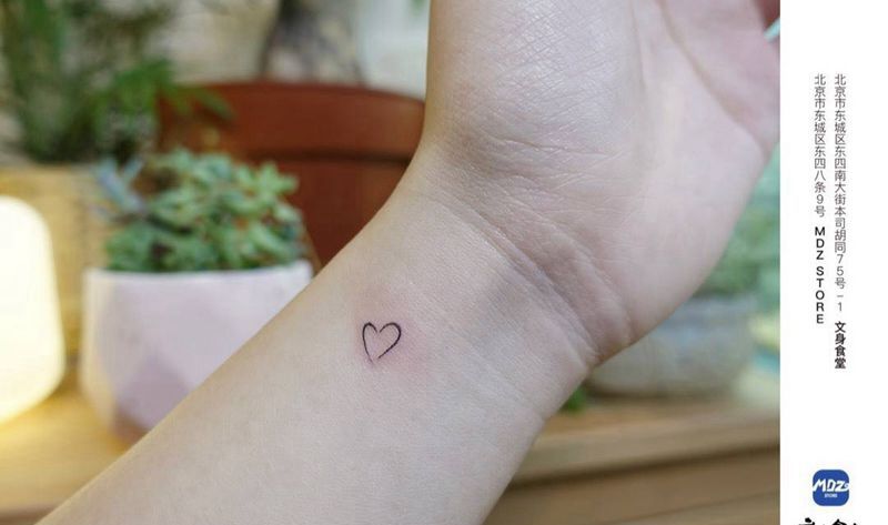 ♥️纹身图片_手部简笔画纹身图案