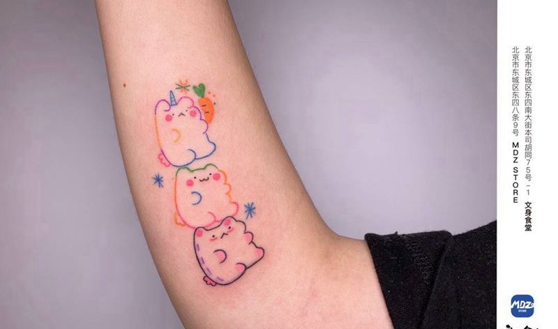 无标题纹身图片_手臂水彩纹身图案