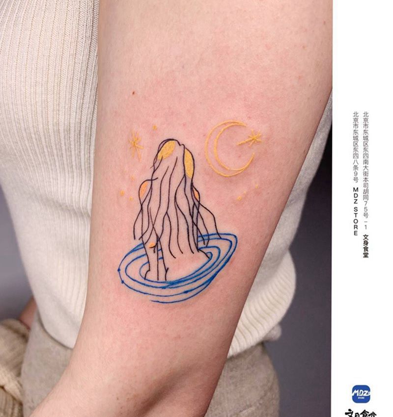 无标题纹身图片_手臂简笔画纹身图案