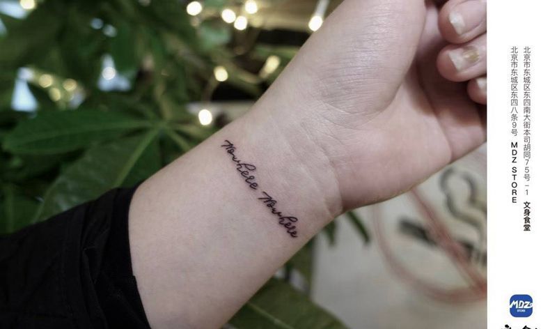 无标题纹身图片_手部英文纹身图案