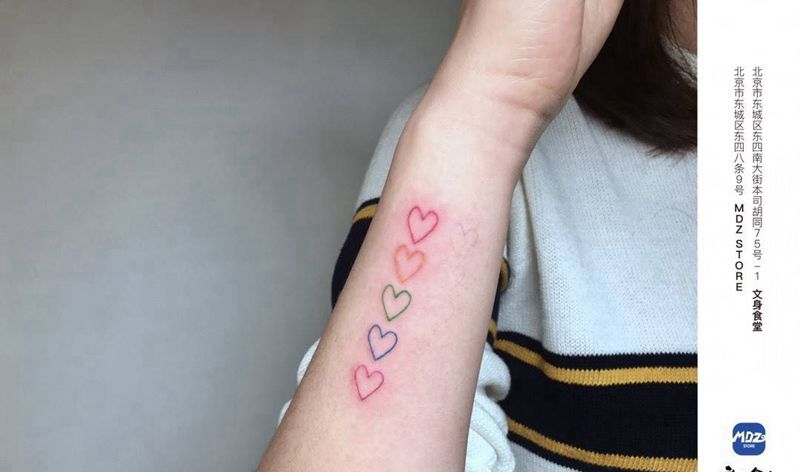 无标题纹身图片_手臂水彩纹身图案