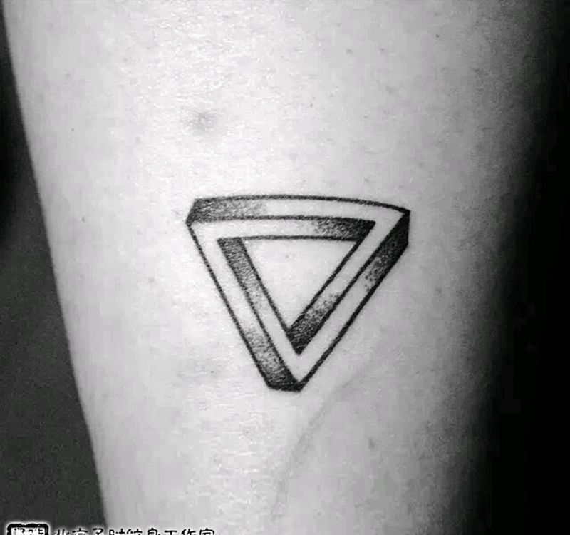 几何纹身图片_