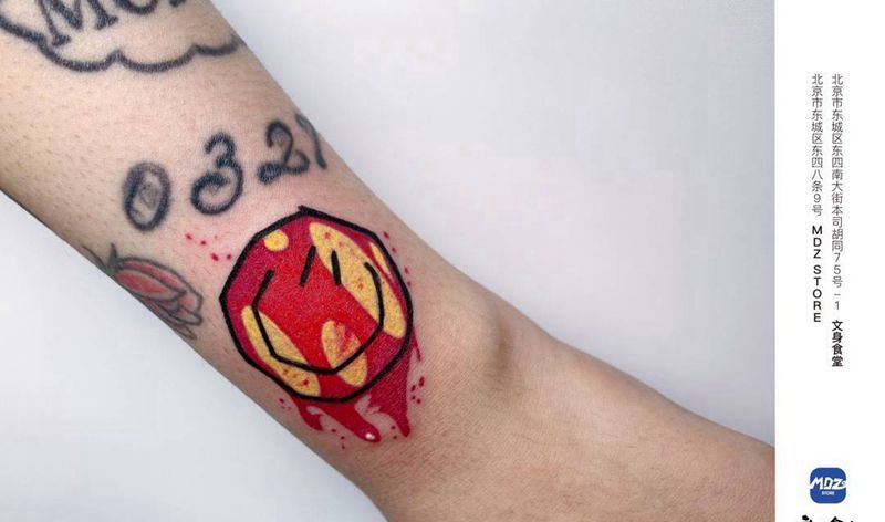 无标题纹身图片_手臂New School纹身图案