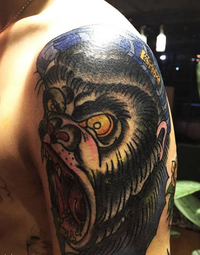 原创Gorillagorlla纹身图片_