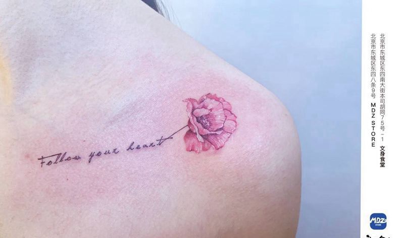 无标题纹身图片_肩部水彩纹身图案