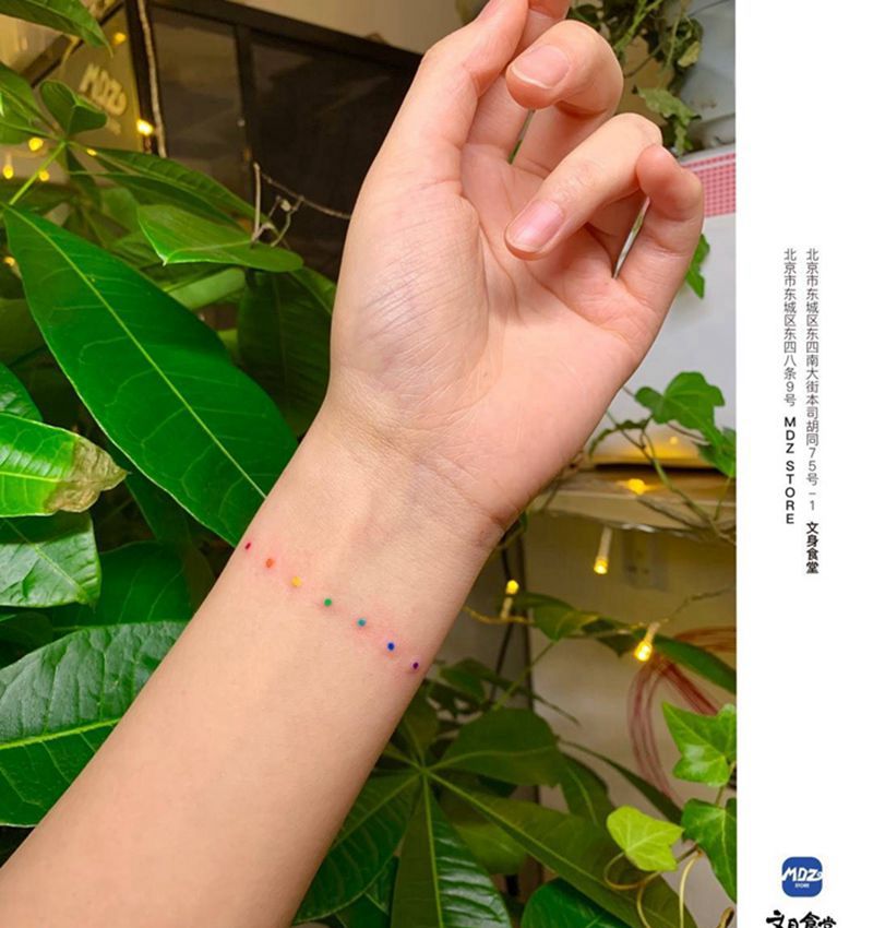 无标题纹身图片_手臂水彩纹身图案