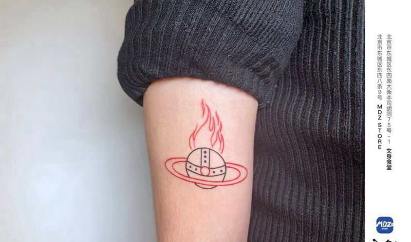 无标题纹身图片_手臂New School纹身图案