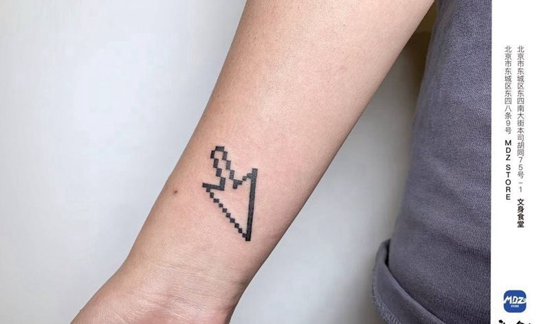 箭头纹身图片_手臂图腾纹身图案