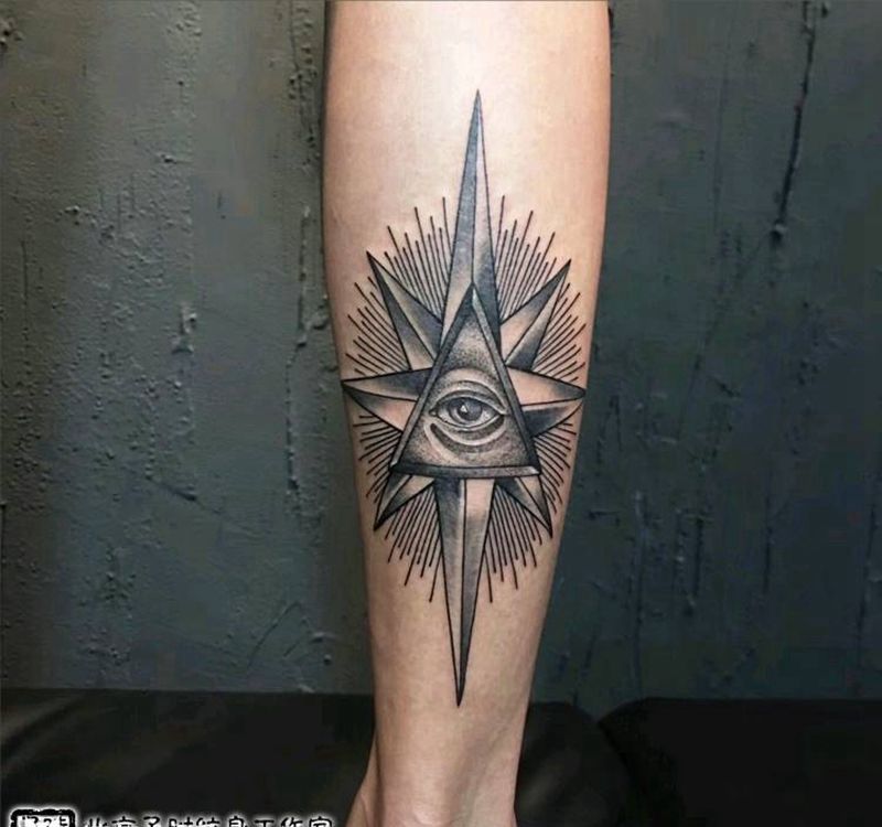 上帝之眼纹身图片_