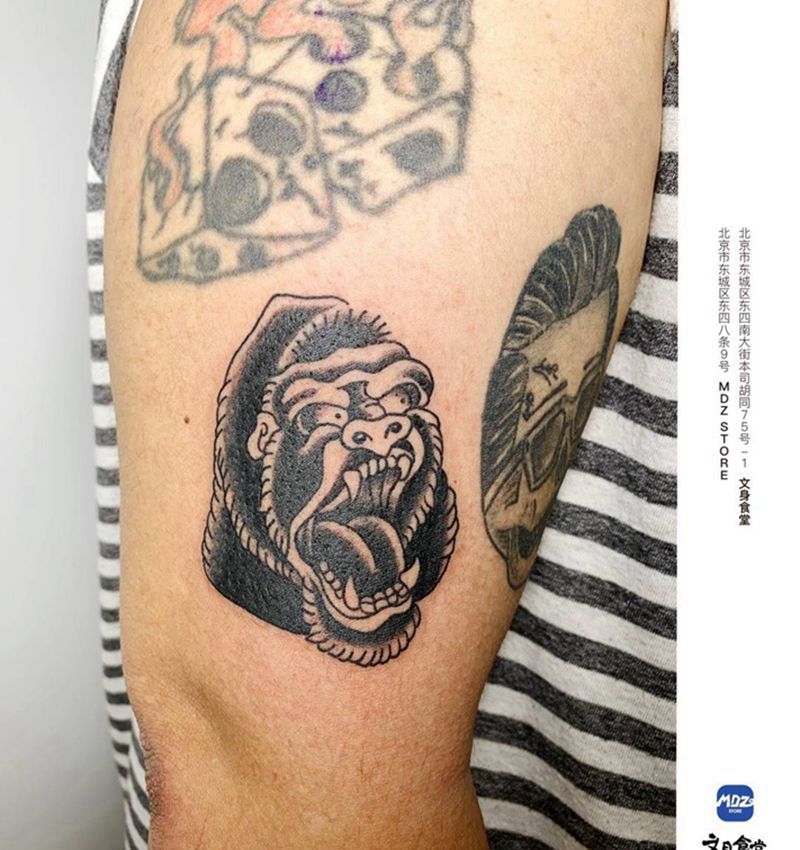 无标题纹身图片_手臂New School纹身图案