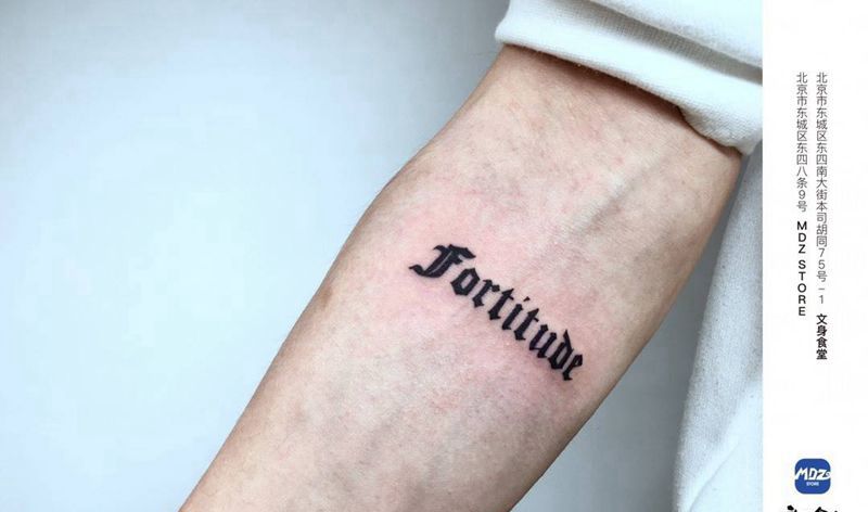 无标题纹身图片_手臂英文纹身图案