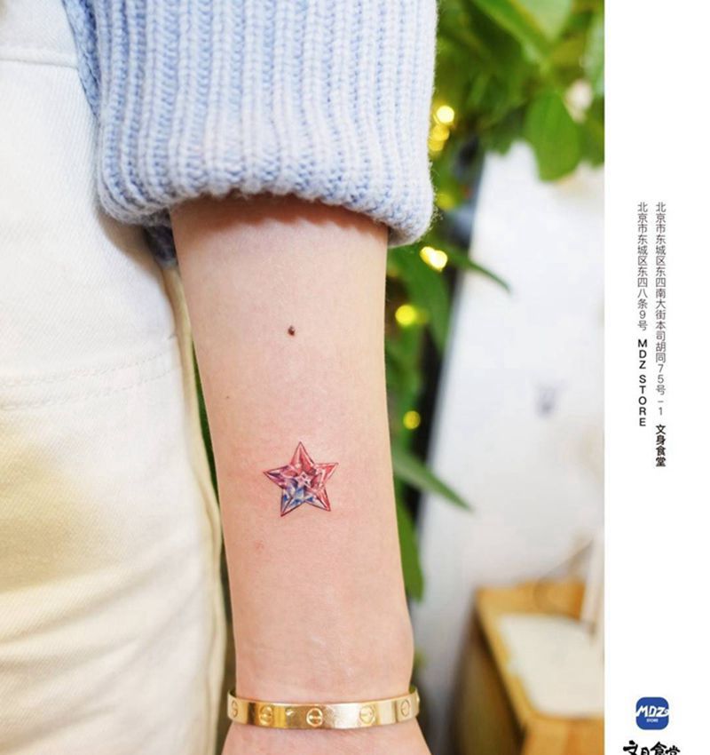 ✨纹身图片_手臂水彩纹身图案