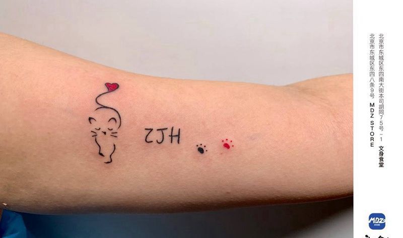 无标题纹身图片_手臂简笔画纹身图案