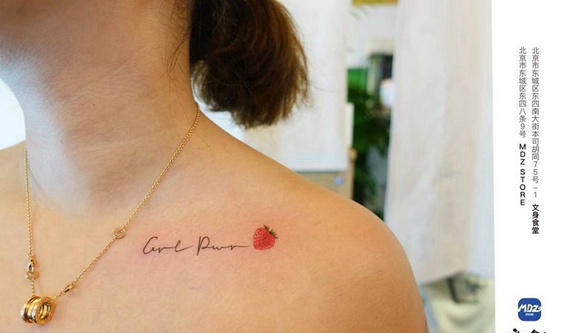 无标题纹身图片_胸部水彩纹身图案