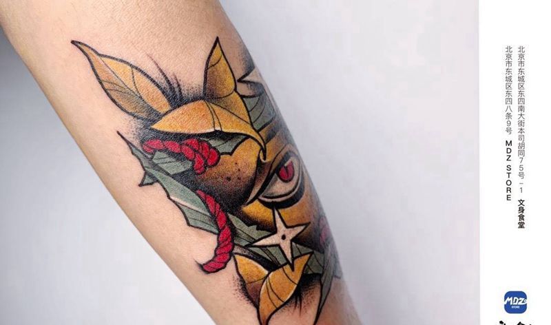 无标题纹身图片_手臂Old School纹身图案