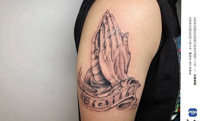 无标题纹身图片_手臂新传统纹身图案