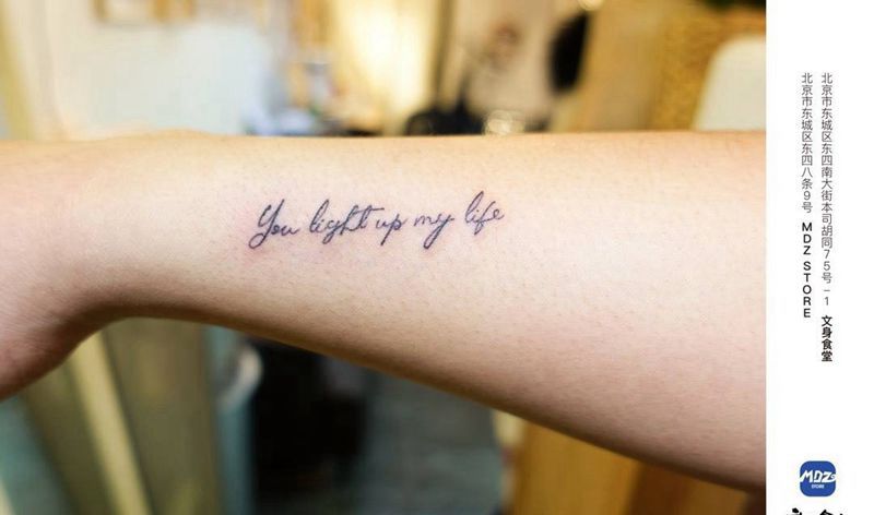 无标题纹身图片_手臂文字纹身图案