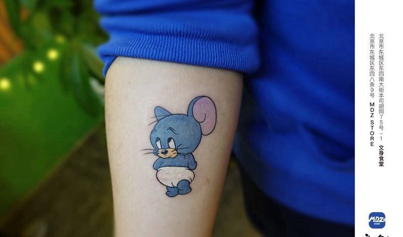 无标题纹身图片_手臂New School纹身图案