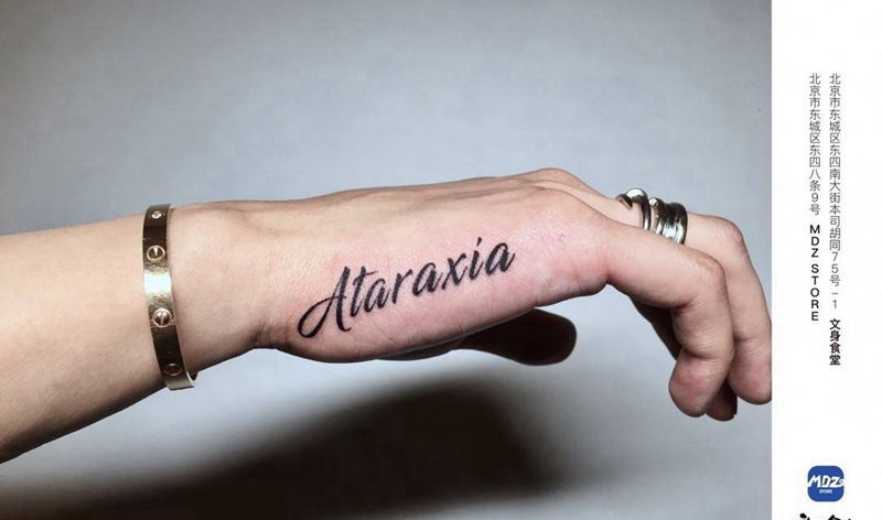 无标题纹身图片_手部英文纹身图案