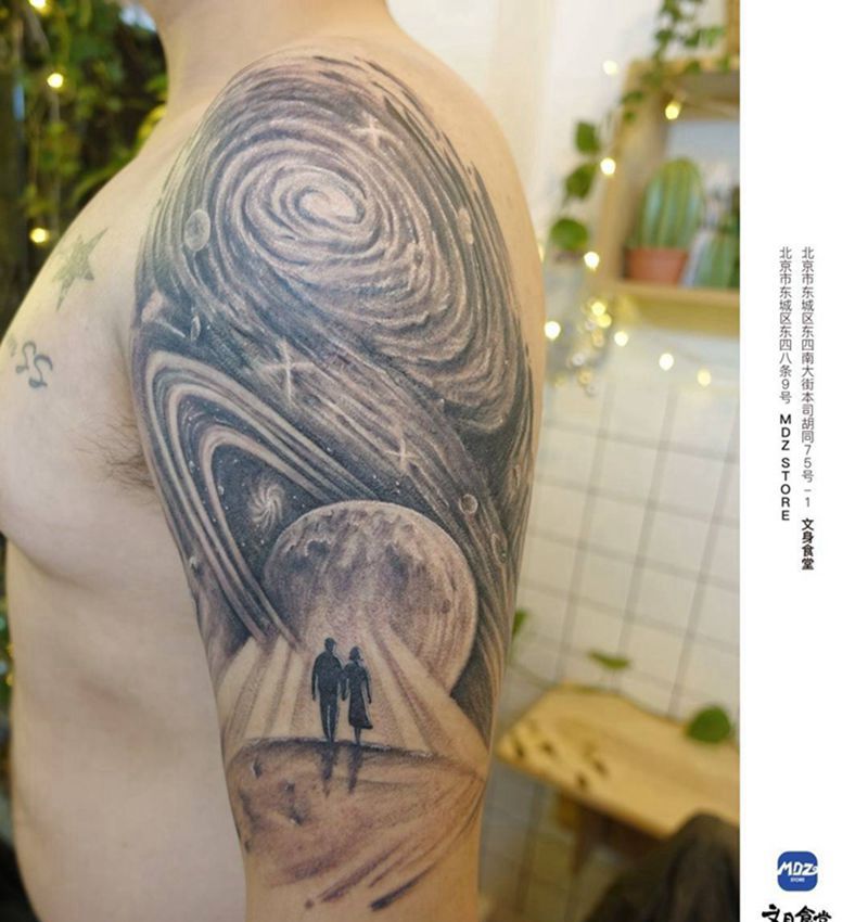 无标题纹身图片_手臂新传统纹身图案