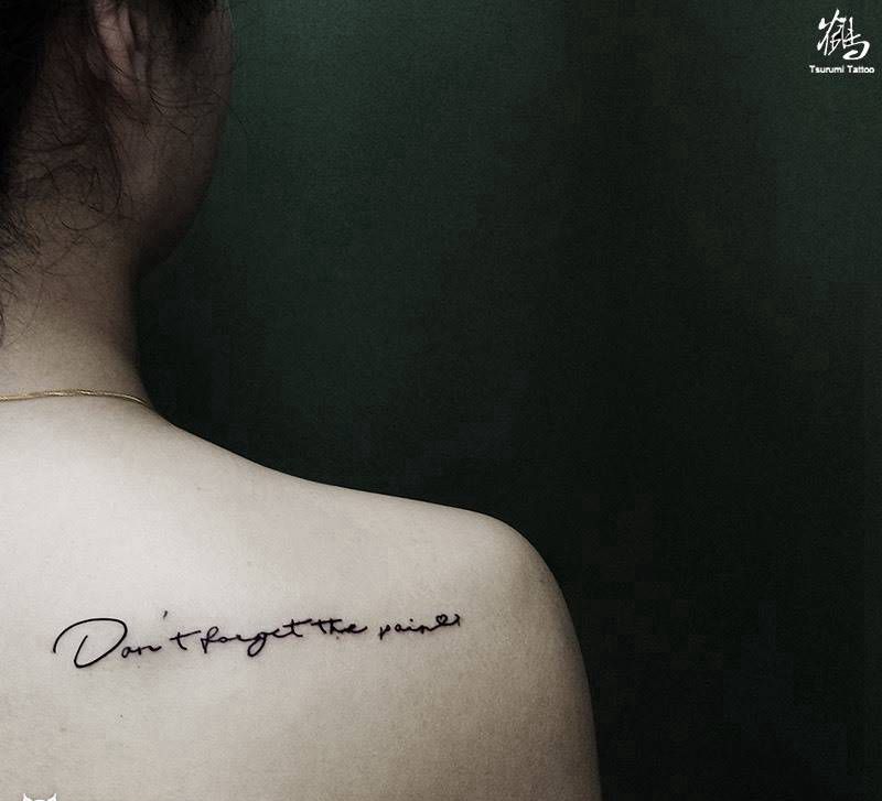 小图图纹身图片_成品脚部肩部原创字符纹身图案