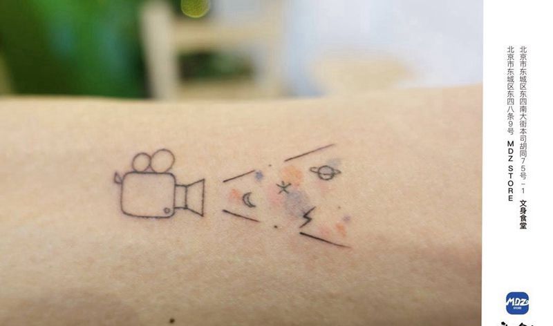 无标题纹身图片_手臂简笔画纹身图案