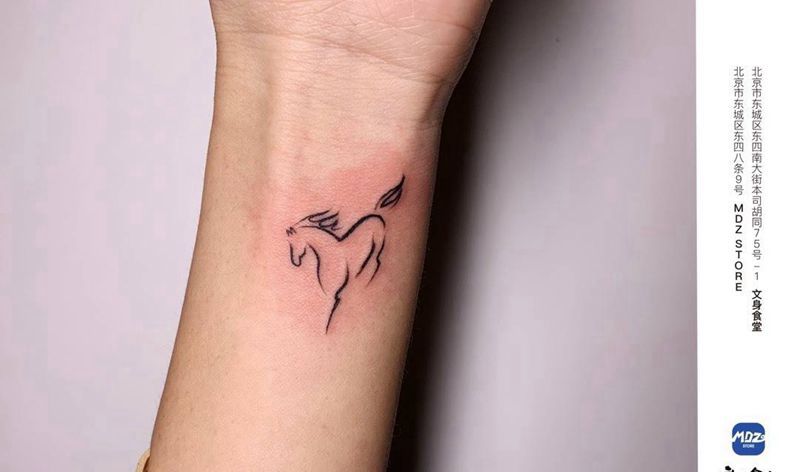 无标题纹身图片_手臂简笔画纹身图案