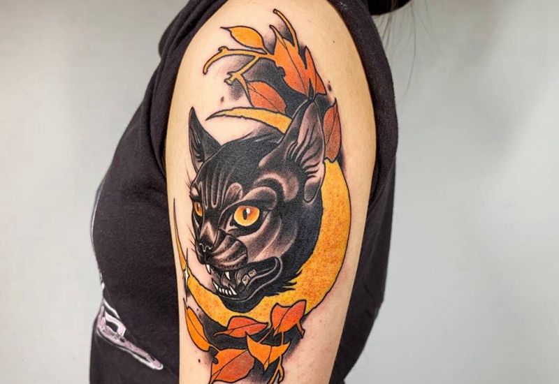 无标题纹身图片_手臂Old School纹身图案