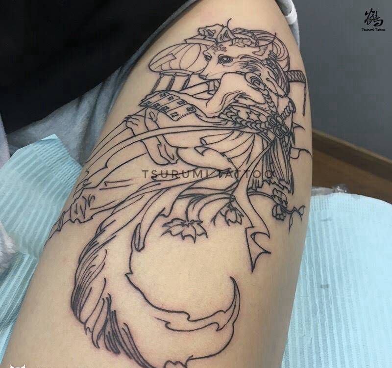 鹤见原创【狐狸】 下回上色