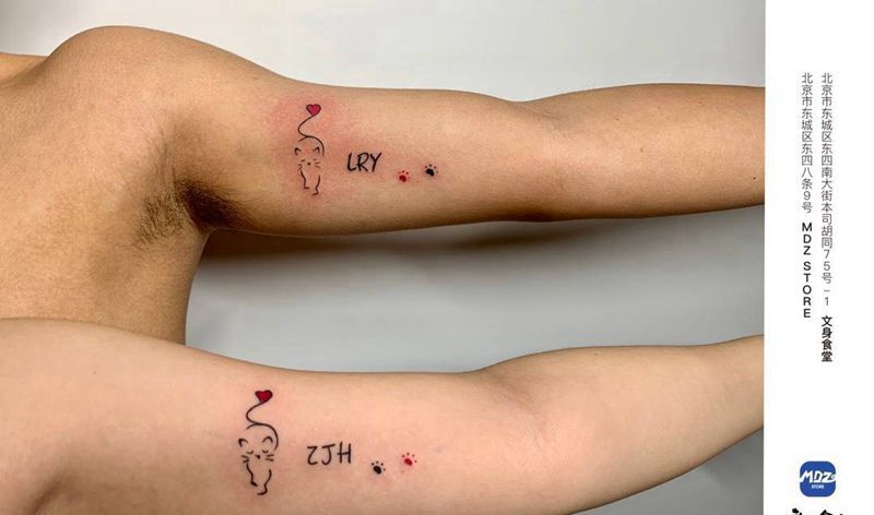 无标题纹身图片_手臂简笔画纹身图案