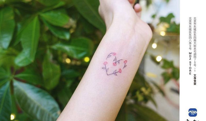 无标题纹身图片_手部水彩纹身图案