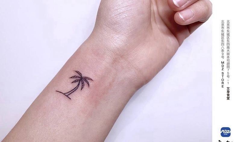 无标题纹身图片_手部简笔画纹身图案