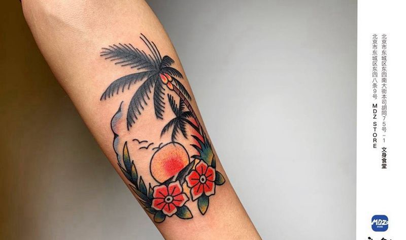 无标题纹身图片_手臂Old School纹身图案