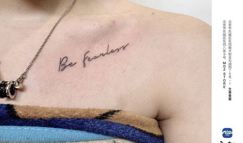 无标题纹身图片_肩部英文纹身图案