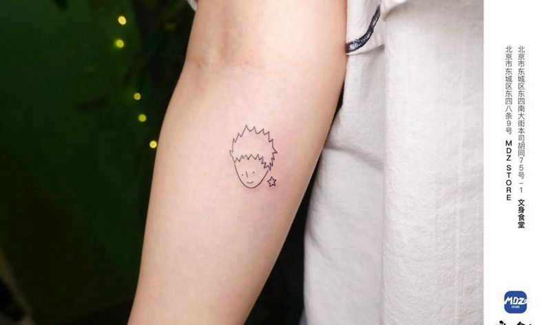 无标题纹身图片_手臂简笔画纹身图案