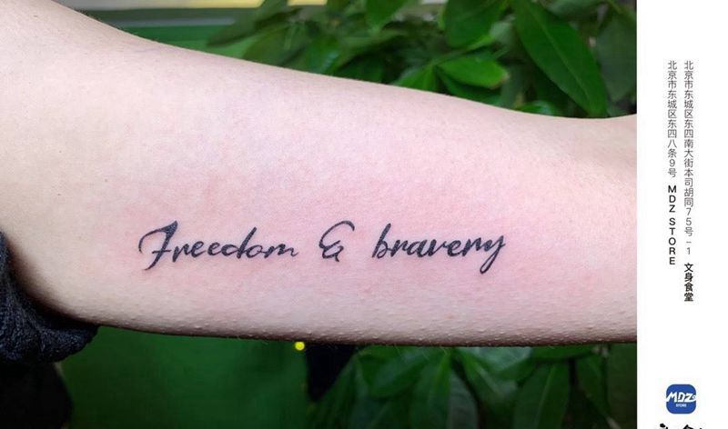 无标题纹身图片_手臂英文纹身图案