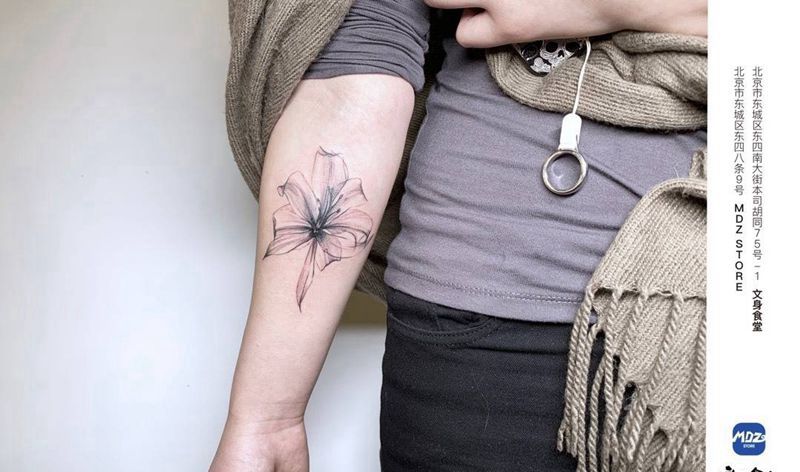 无标题纹身图片_手臂点刺纹身图案