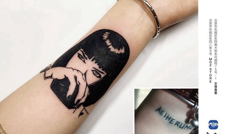 文身遮盖纹身图片_手臂遮盖纹身图案