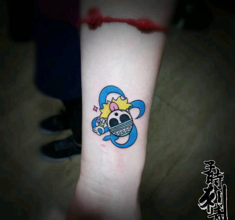 卡通纹身图片_手臂Old School纹身图案