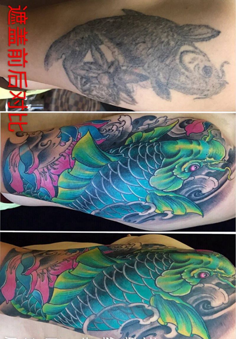 遮盖作品纹身图片_