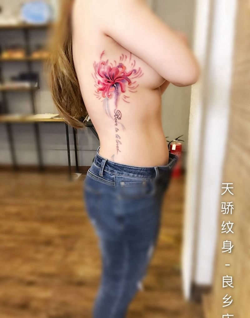 彼岸花纹身图片_