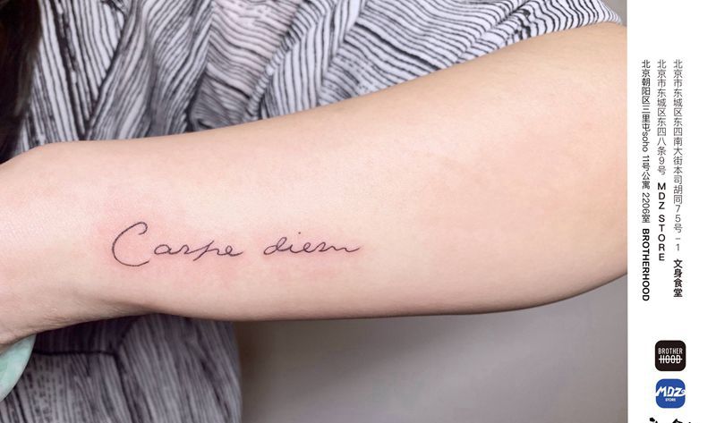 无标题纹身图片_手臂英文纹身图案